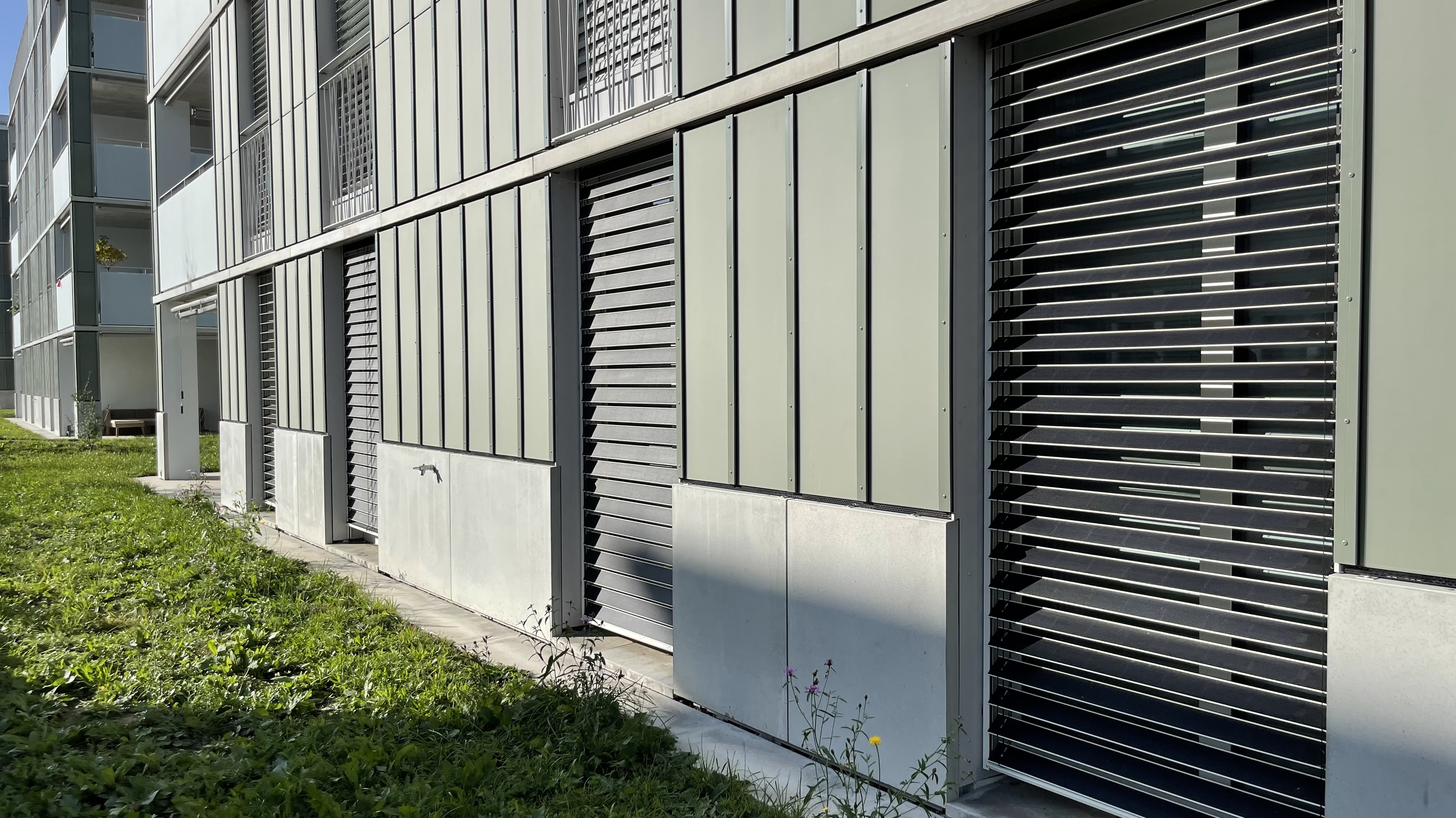 Façade avec SolarGaps